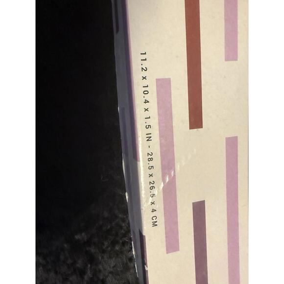 XO, Sienna Black Felt Message Board With Letters Numbers Emoji 10" Square Wood - Picture 2 of 7